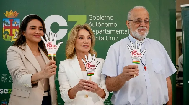 Santa Cruz lanza campaña “Tus Bs 10” para financiar la primera Unidad de Trasplante de Médula Ósea del Oriente Boliviano